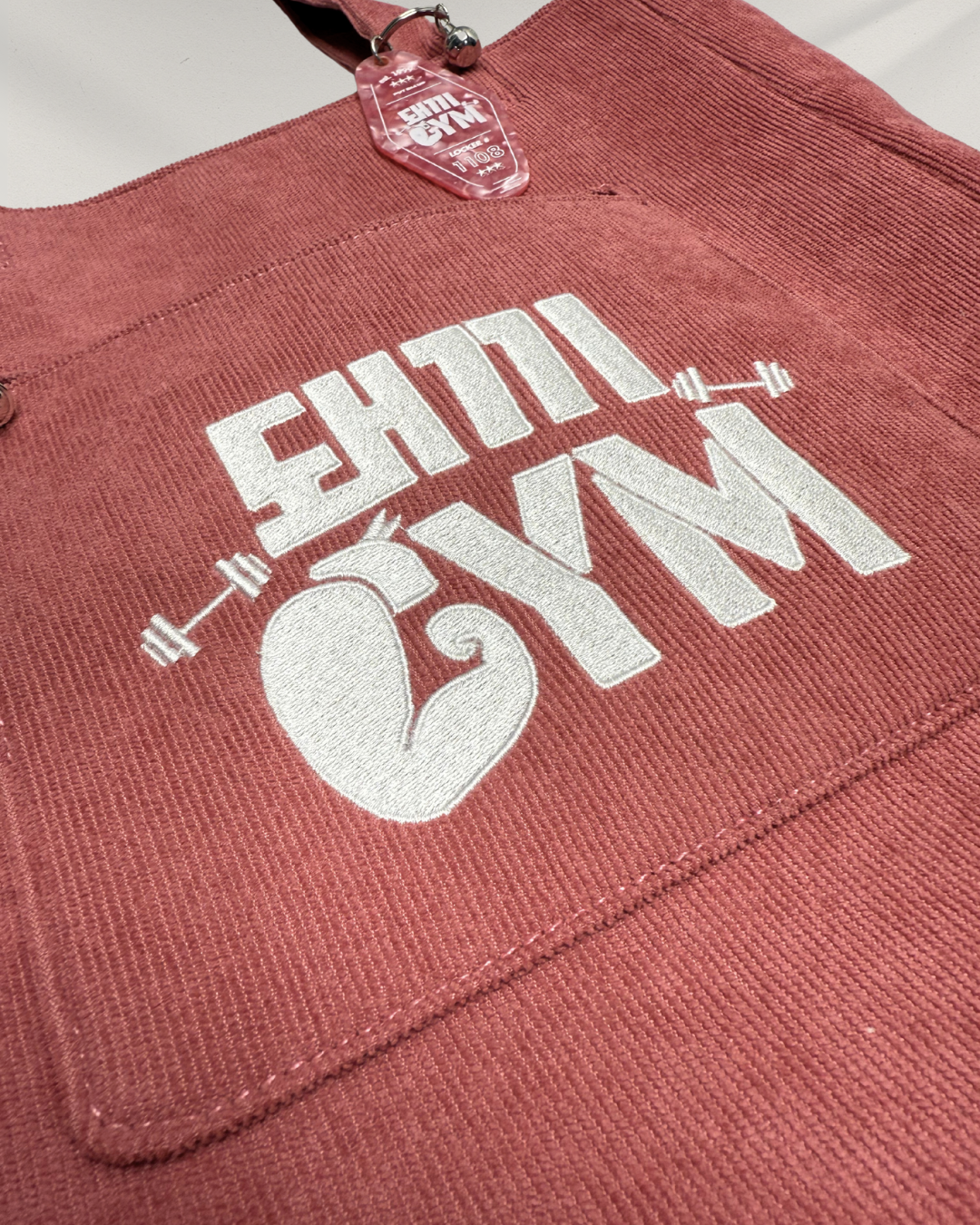 Dwaekki Gym Embroidered XL Shopping Tote (100 Club ✨ )