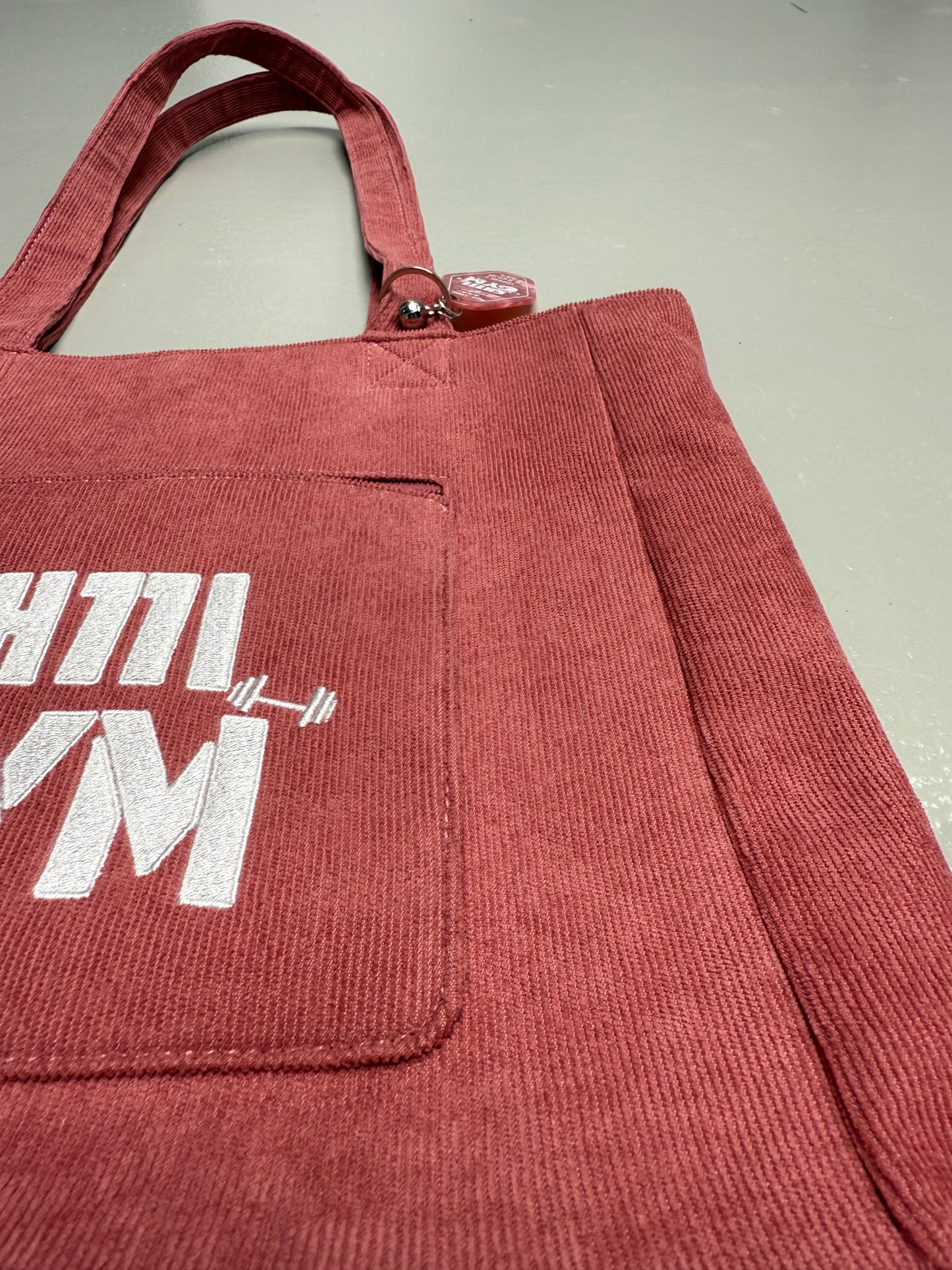 Dwaekki Gym Embroidered XL Shopping Tote (100 Club ✨ )