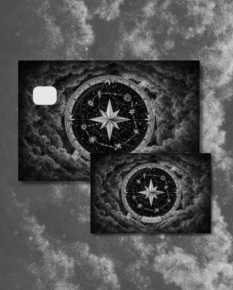 Stay Stars Card Waterproof Vinyl Sticker