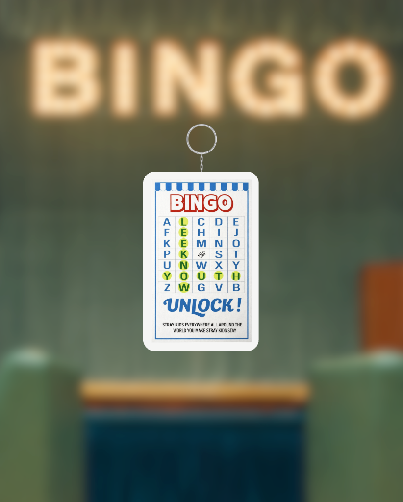 Youth Bingo Card Lenticular / Keychain