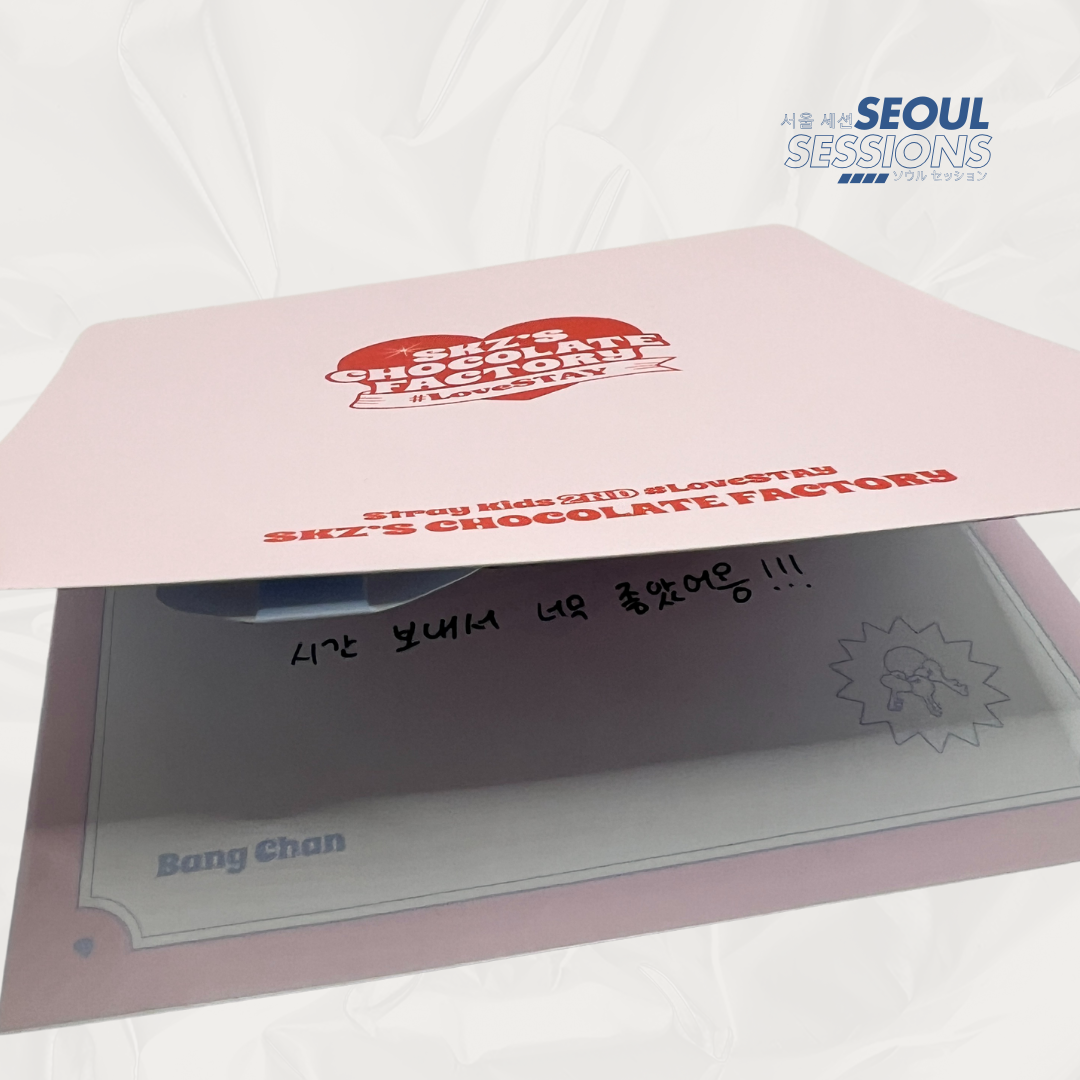 SKZ World Chocolate Factory Pop-Up Message Card