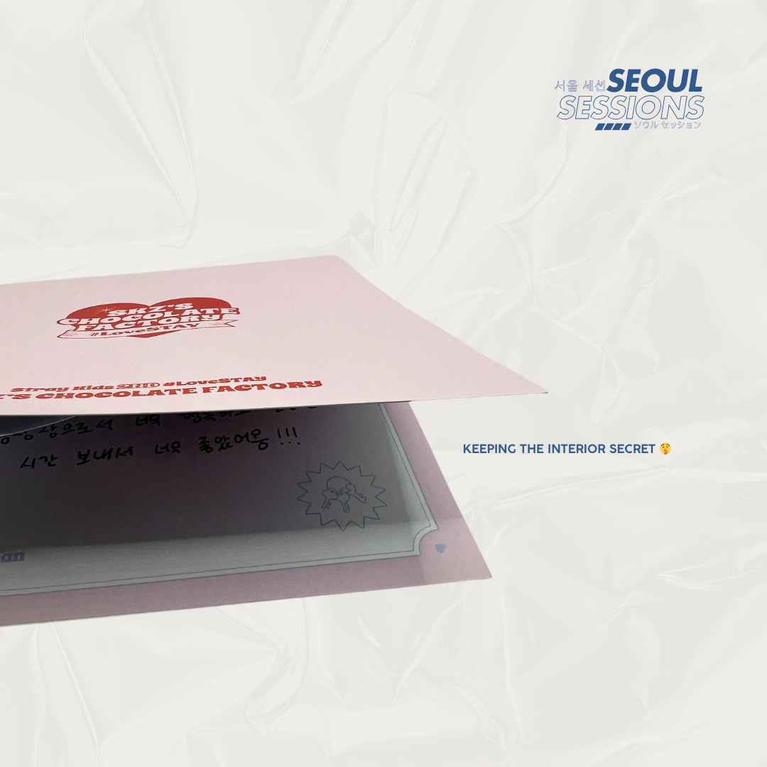 SKZ World Chocolate Factory Pop-Up Message Card