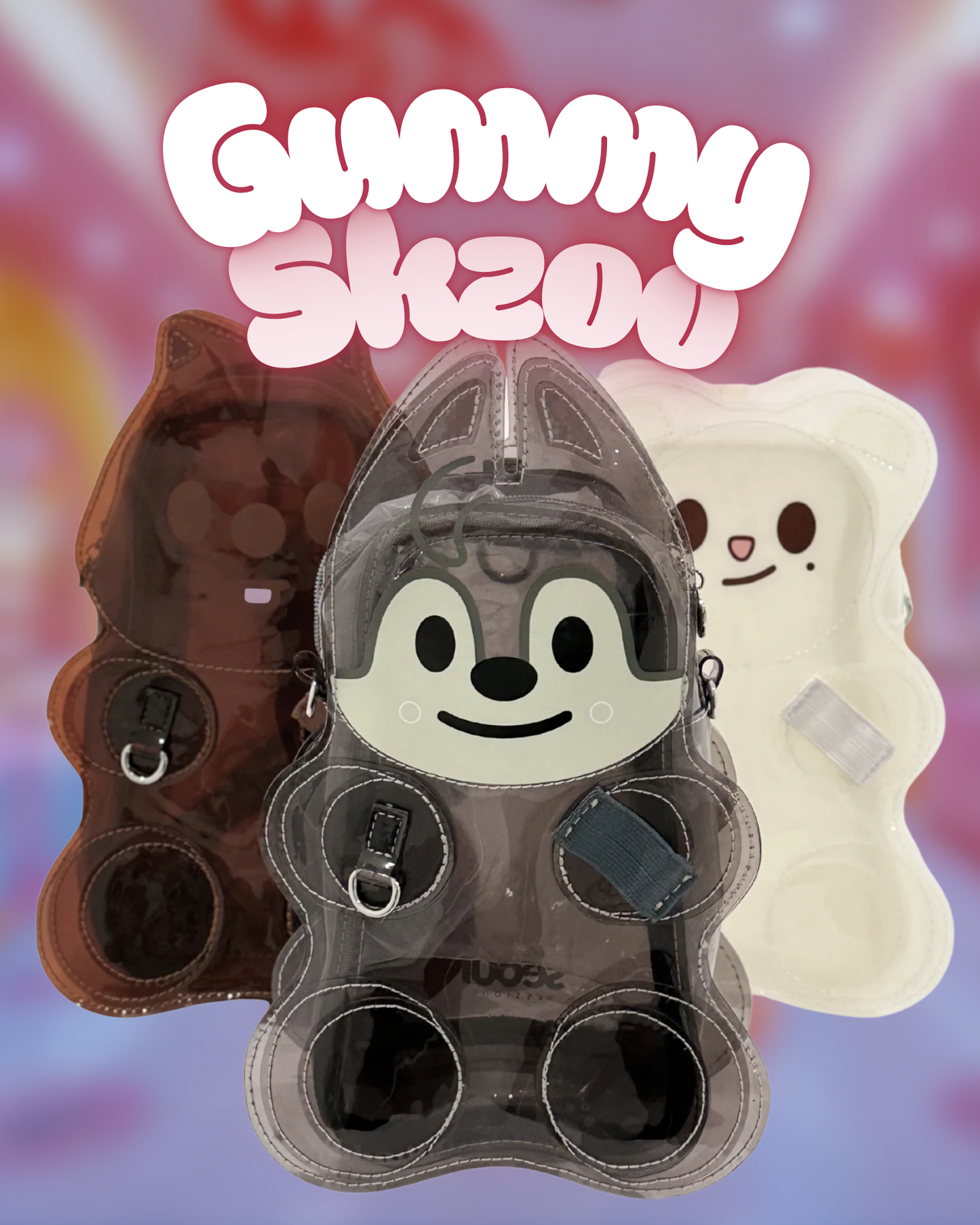 SKZOO Gummy Crossbody/Backpack