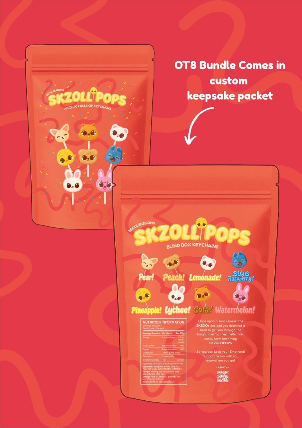 SKZOLLIPOP Vinyl Waterproof Stickers