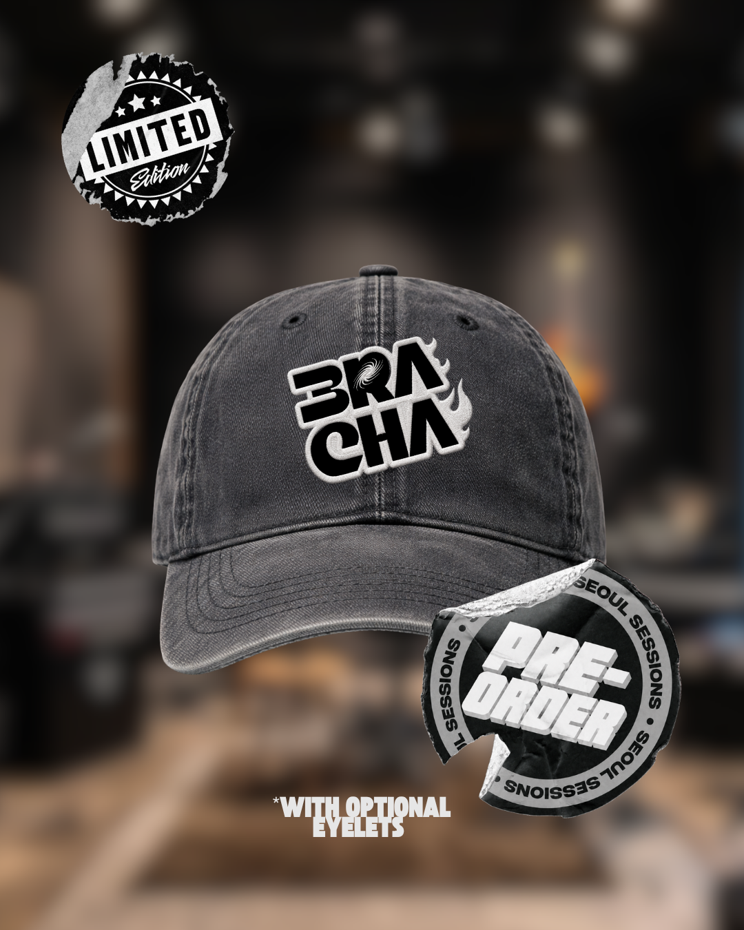 3RACHA Hat w/ Optional Eyelets