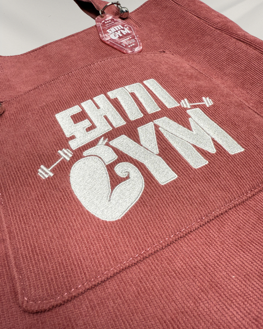 Dwaekki Gym Embroidered XL Shopping Tote (100 Club ✨ )