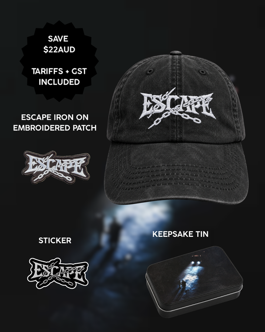 Escape Embroidered Grunge Hat - BUNDLE