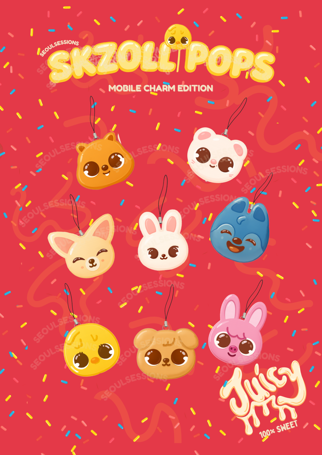 SKZOLLIPOP Cuties Phone Charms