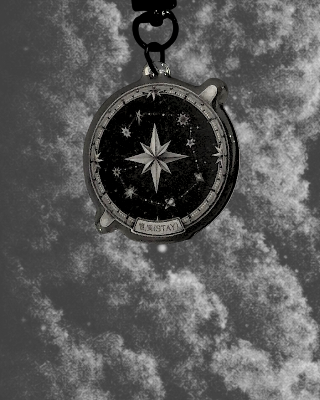 Stay Star Epoxy Keychain