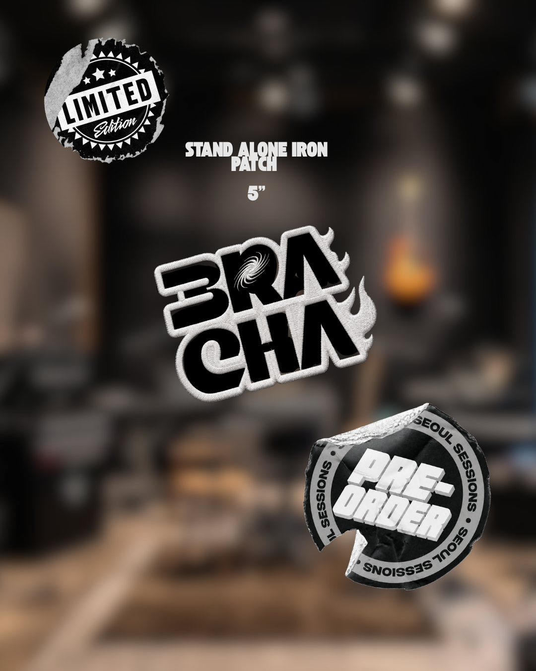 3racha (Sessions vers.) Iron on Patch