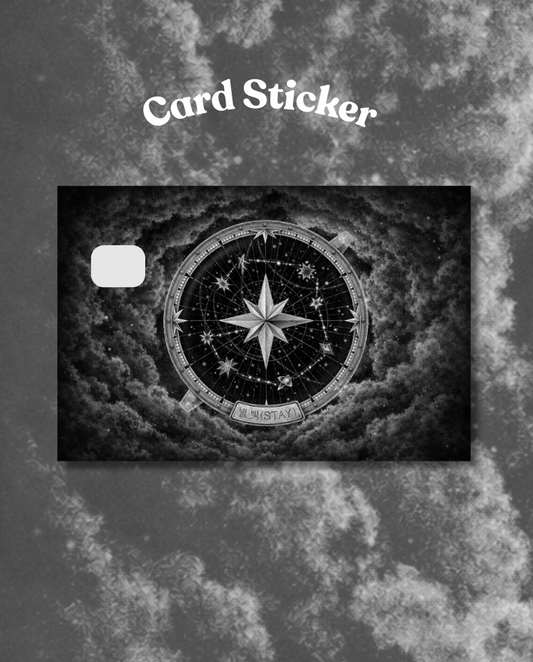 Stay Stars Card Waterproof Vinyl Sticker