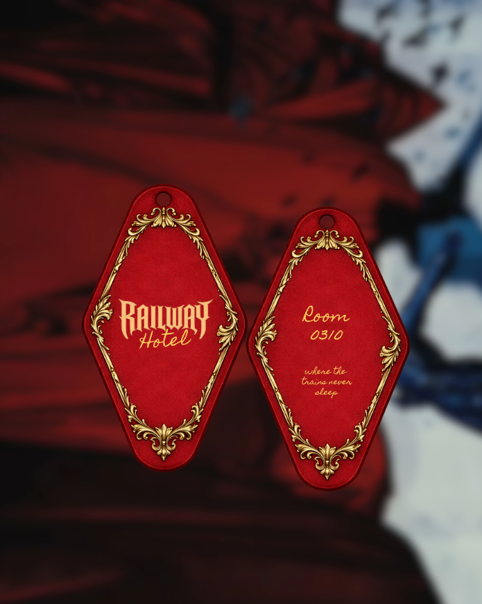 Railway Hotel - Hotel Keychain