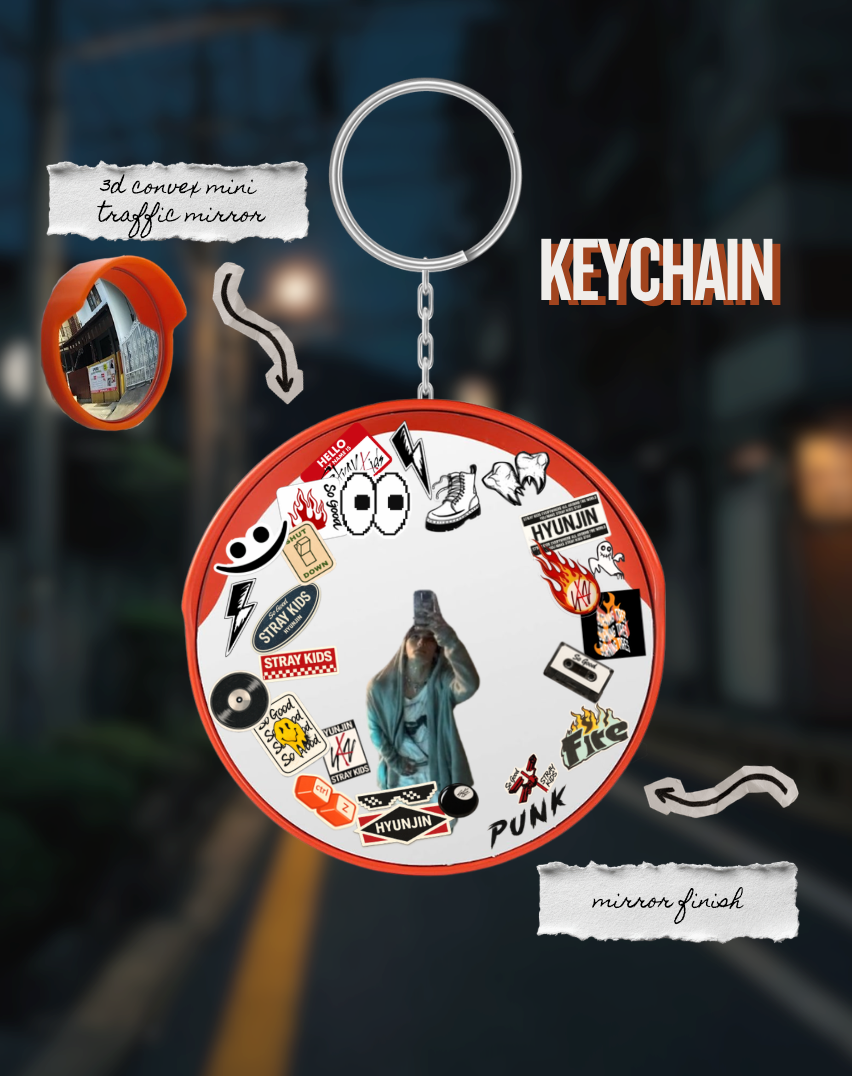 So Good - Hyunjin Mirror Keychain + Phone Pop