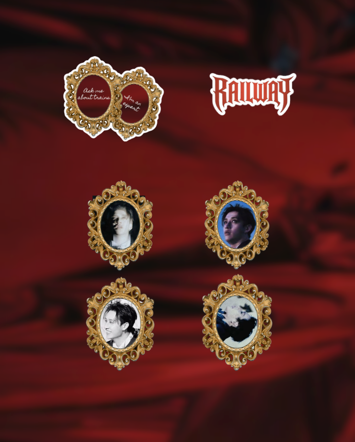 Railway Hotel - Vinyl Waterproof Stickers 2"