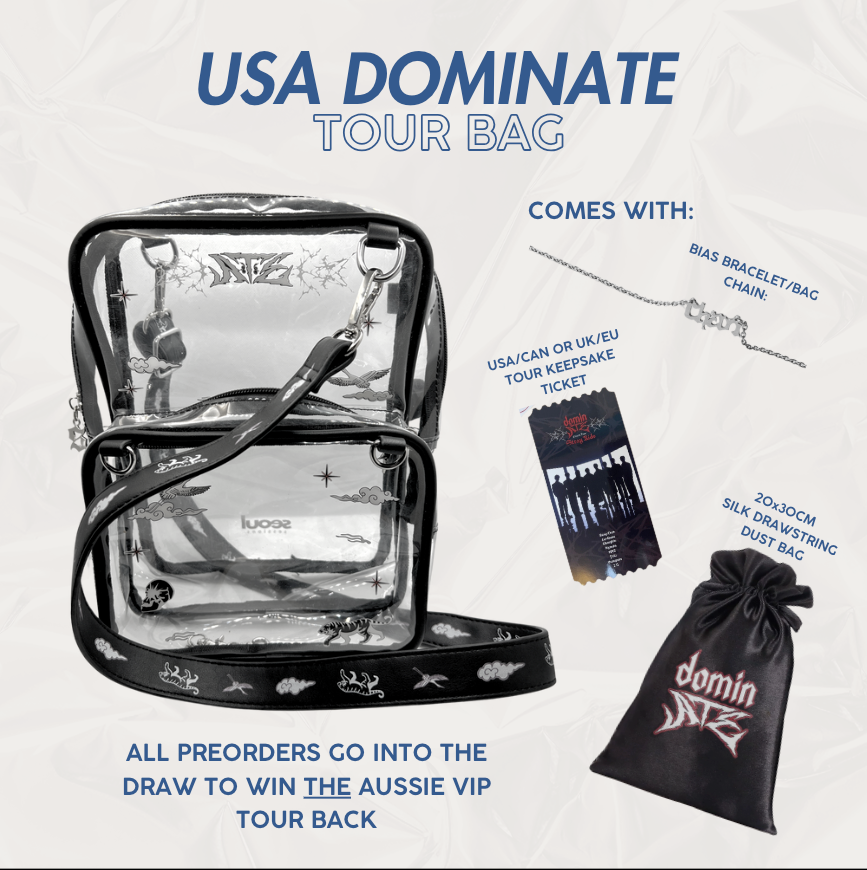 USA Stray Kids DominATE Deluxe Tour Bag Bundle [Preorder]