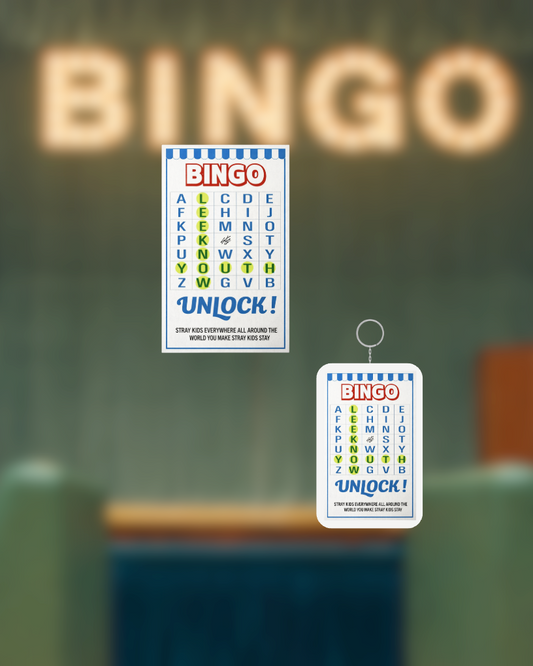 Youth Bingo Card Lenticular / Keychain