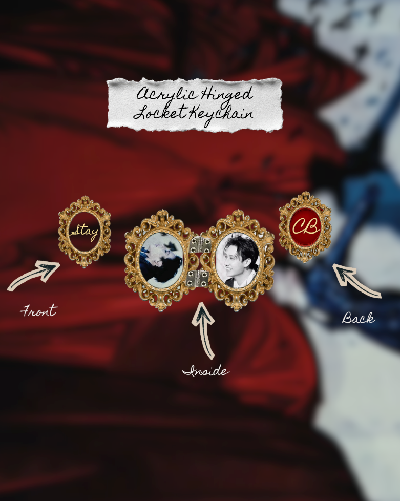 Railway Hotel - Hinged Locket Keychain