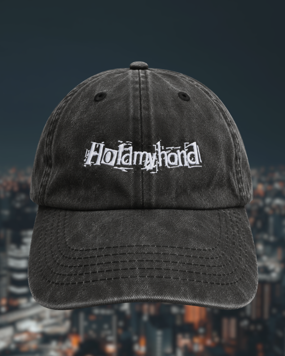 Hold My Hand Embroidered Grunge Hat - BUNDLE